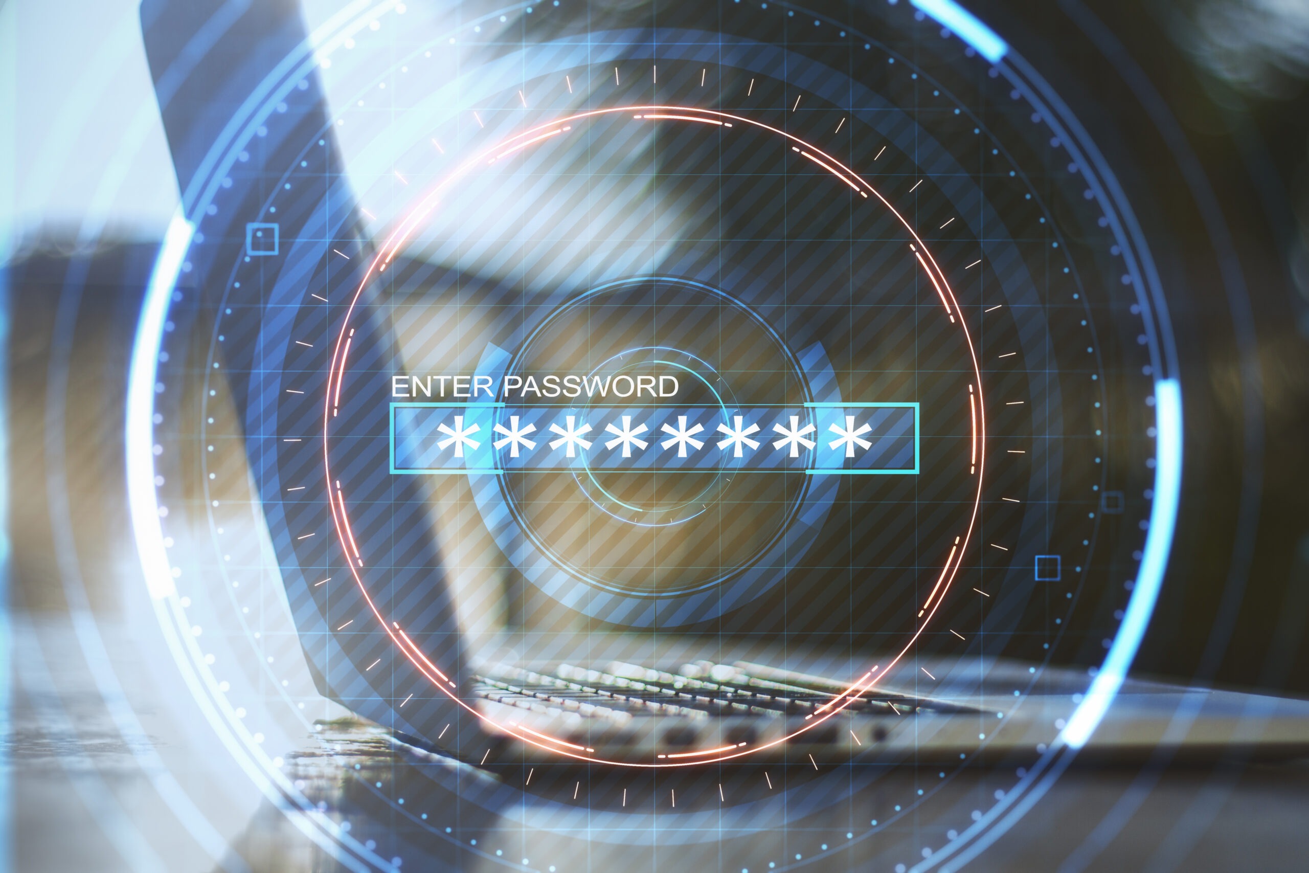 Secure digital login screen representing online identity verification in Italy