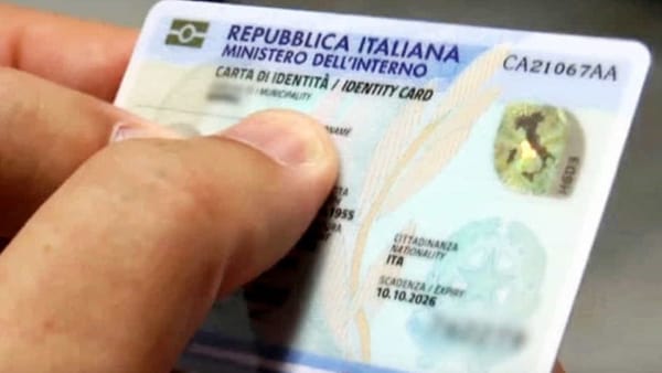 Italian electronic identity card used for digital identification and public services