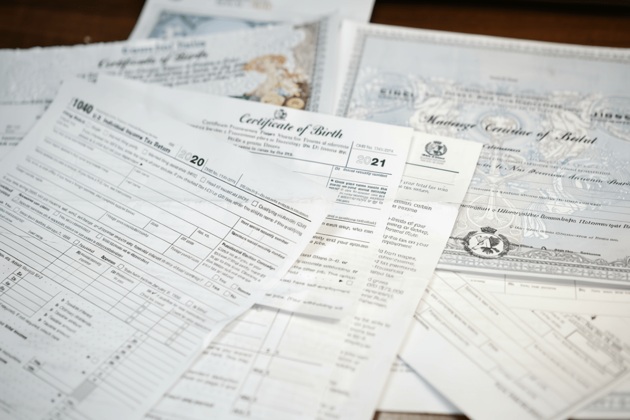Italian birth, marriage, and civil records required for an Italian citizenship application